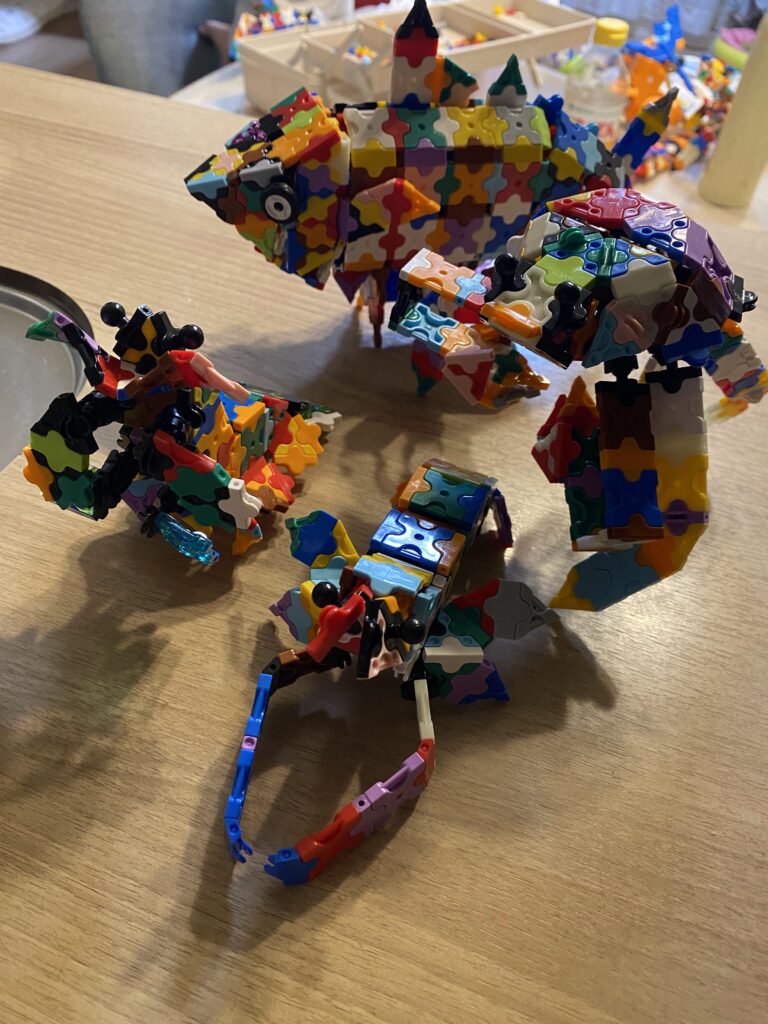 壊さずに残している複数のLaQ作品