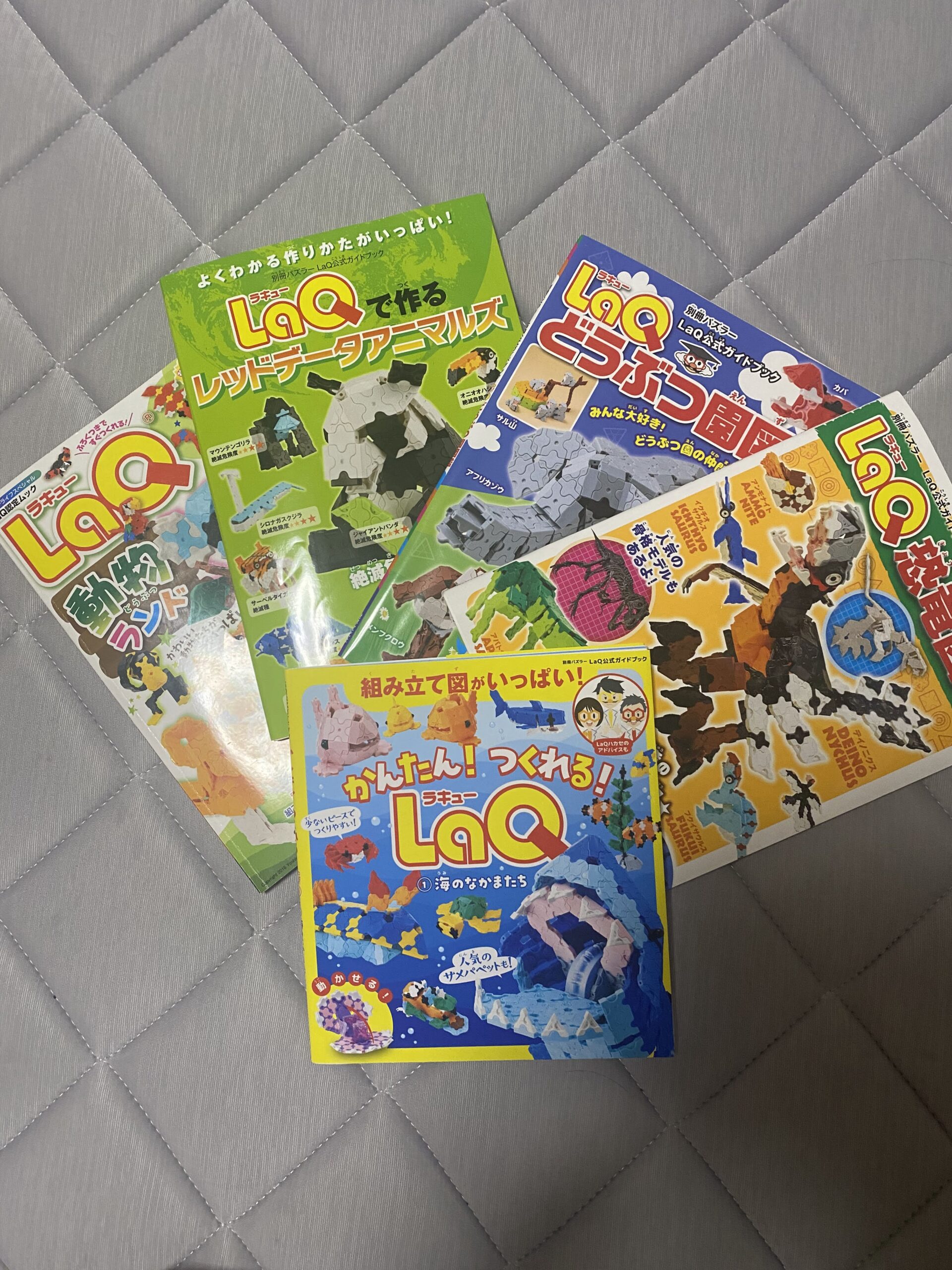5歳の子どもが実際に使っているLaQの本5冊