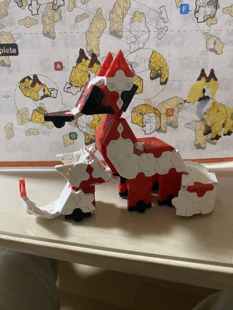 LaQで遊ぶ5歳の子ども