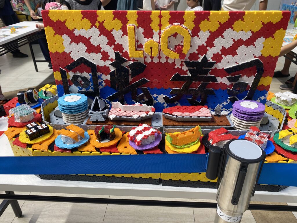 LaQハカセイベント会場に展示されたLaQ作品