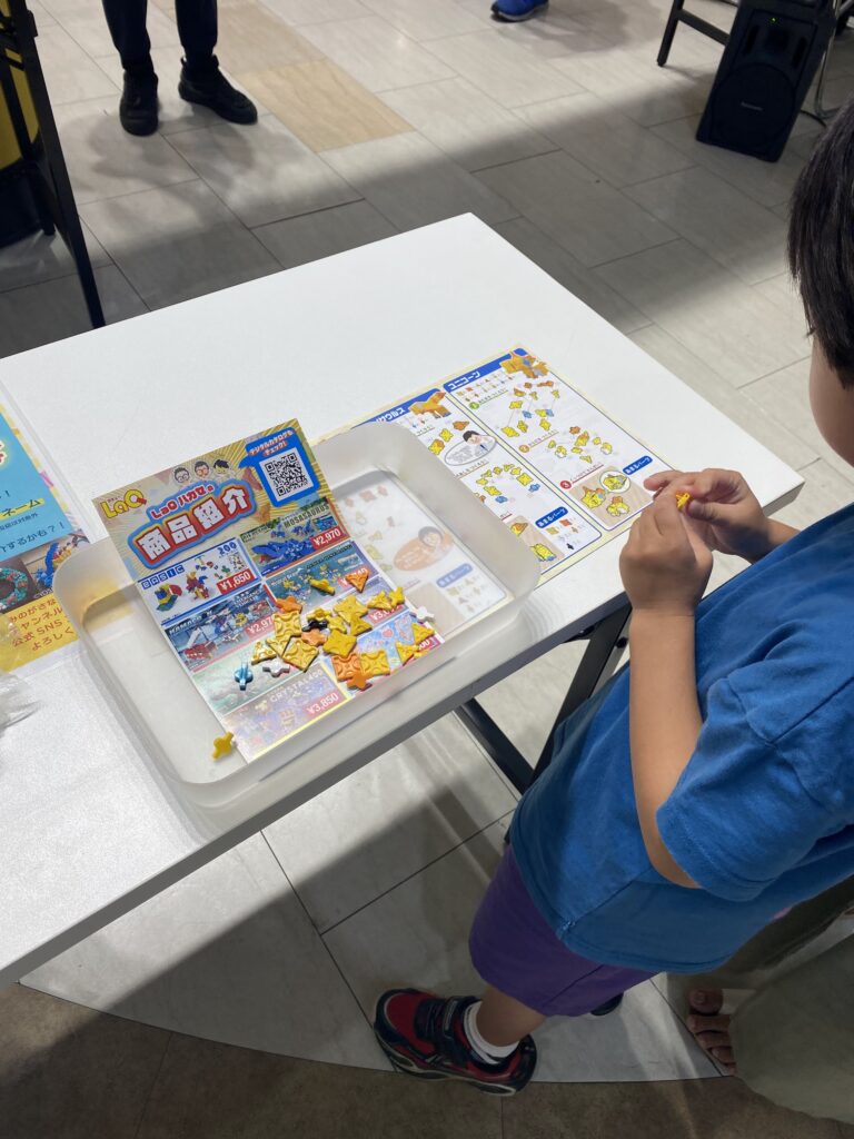 LaQ作品を無料で作って持ち帰れる体験イベント