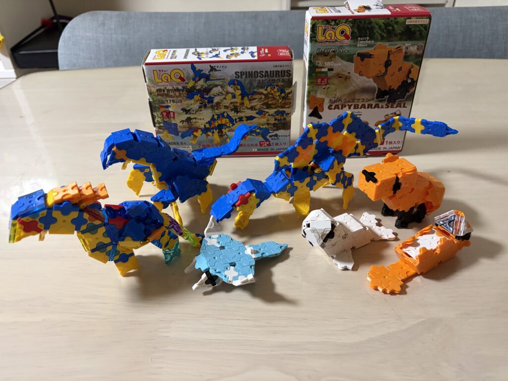 LaQイベント後に自宅で作った購入商品と特典作品