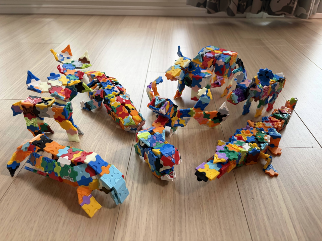 5歳の息子がLaQで作ったさまざまな作品