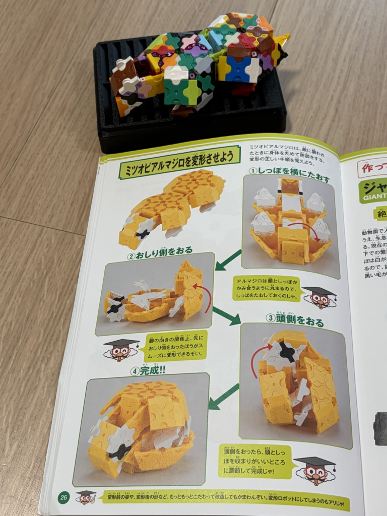 LaQの本を参考にして作った作品